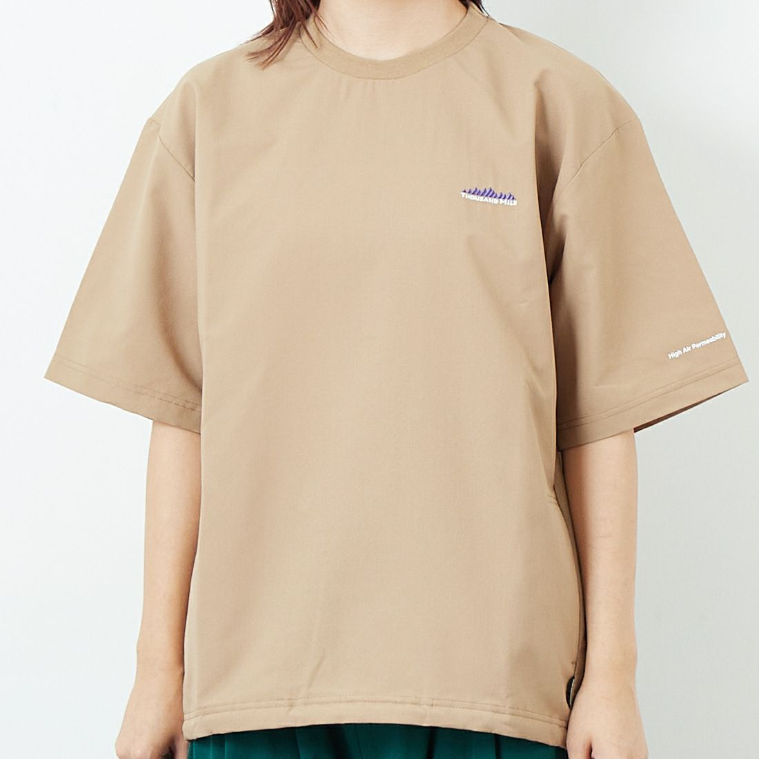 THOUSAND MILE [サウザンド マイル] ドローコードTシャツ [TM251HA00881] BLACK