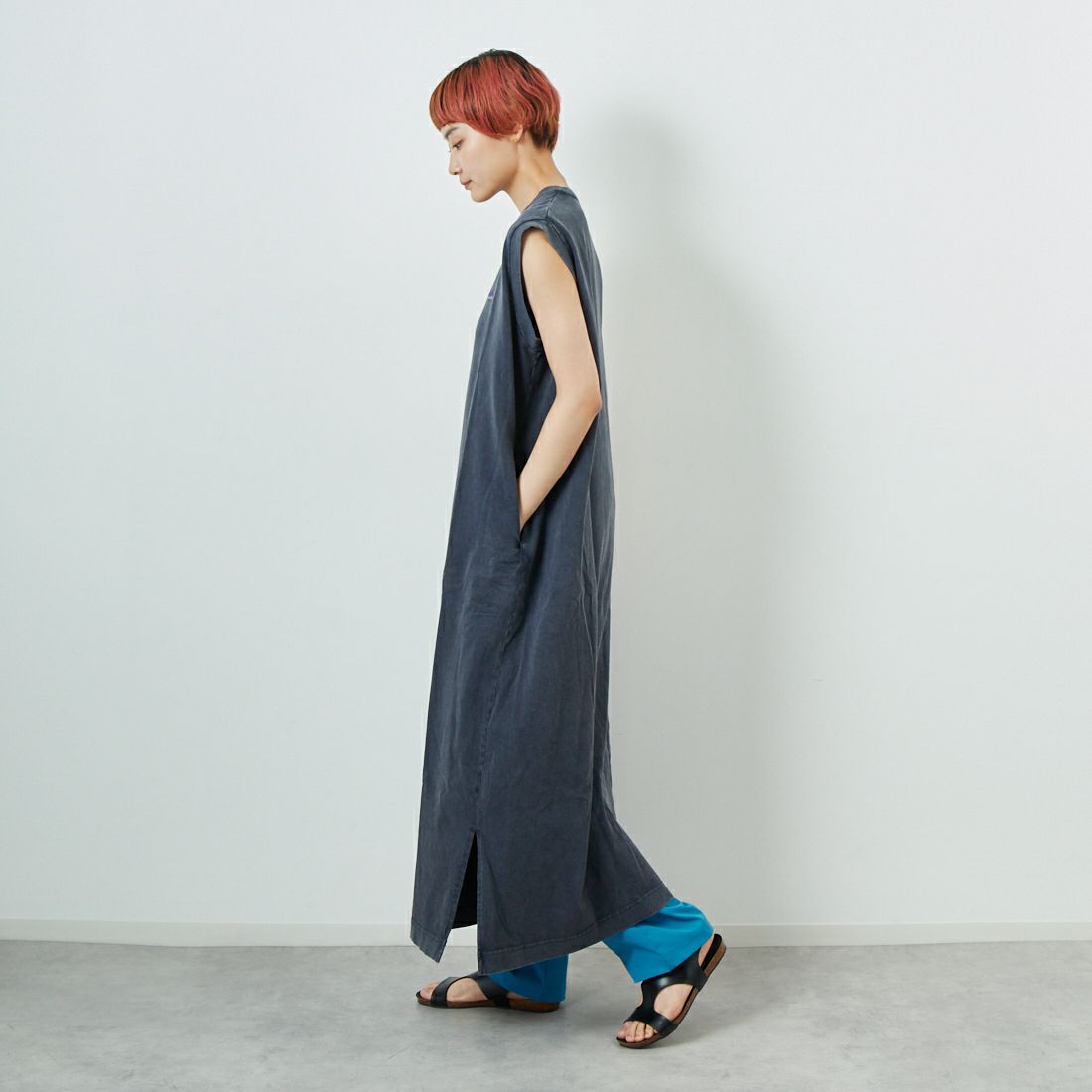 THOUSAND MILE [サウザンド マイル] ノースリーブワンピース [TM251CB00852] BLACK