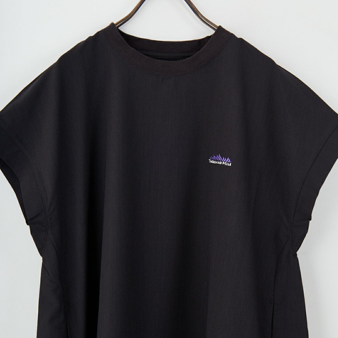 THOUSAND MILE [サウザンド マイル] フレンチスリーブワンピース [TM251HA00772] BLACK