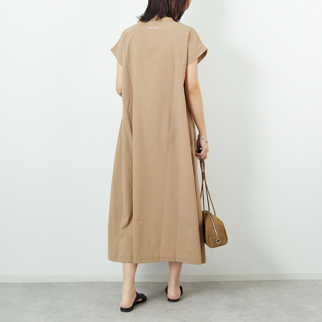 THOUSAND MILE [サウザンド マイル] フレンチスリーブワンピース [TM251HA00772] BLACK