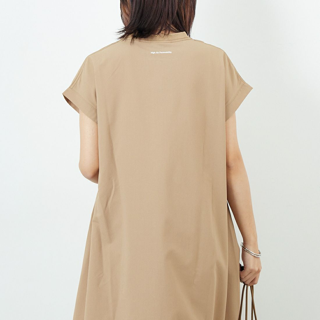 THOUSAND MILE [サウザンド マイル] フレンチスリーブワンピース [TM251HA00772] FOX &&モデル身長：167cm 着用サイズ：F&&