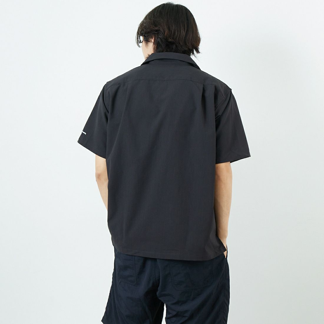 THOUSAND MILE [サウザンド マイル] ハーフスリーブ オープンカラーシャツ [TM251HA00891] BLACK