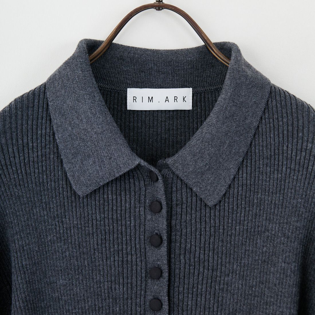 RIM.ARK [リムアーク] ミニマムニットカーディガン [460IAS70-0461] C.GRY