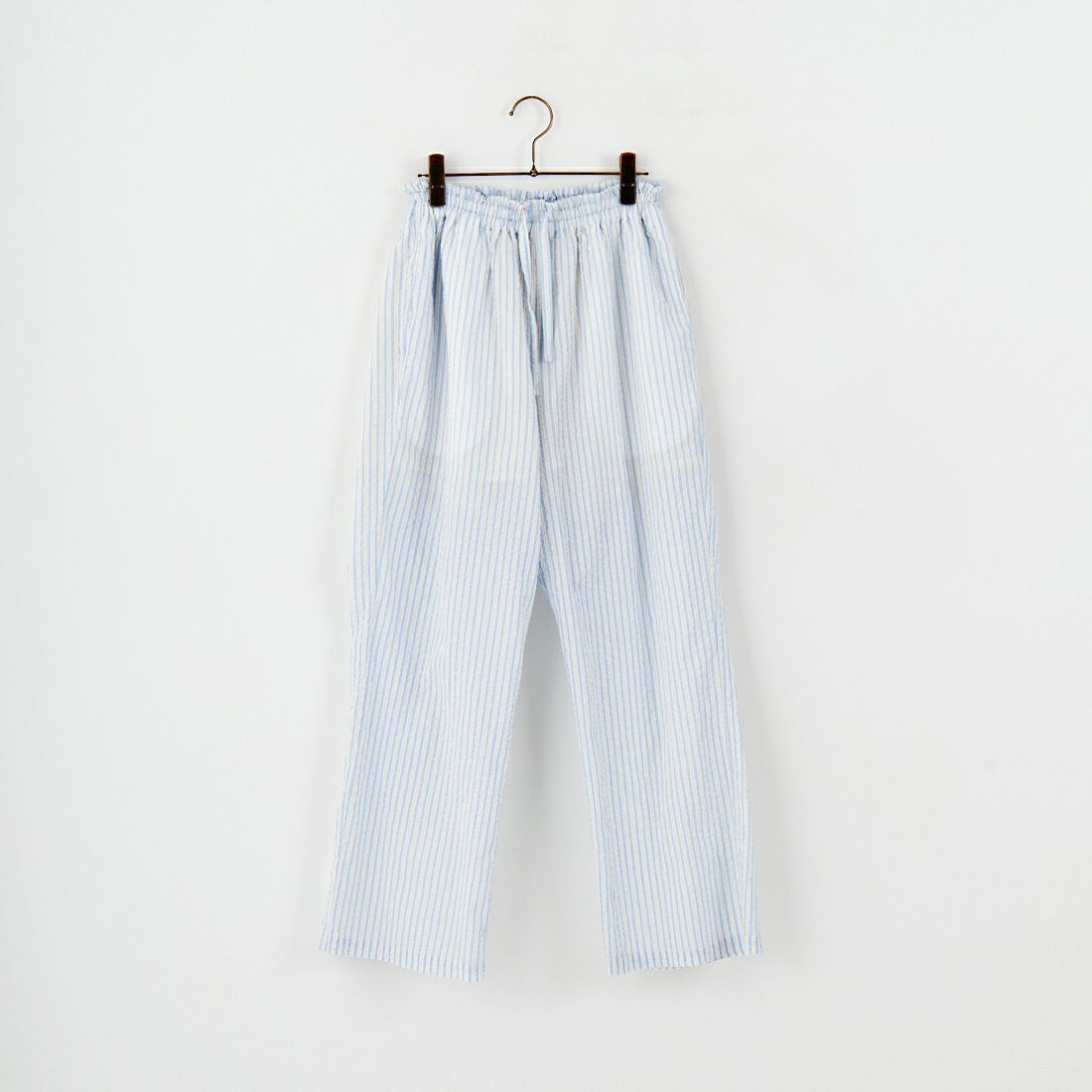 MEYAME [メヤメ] ライトコットン ストライプパンツ [MEY-2106] BLUE