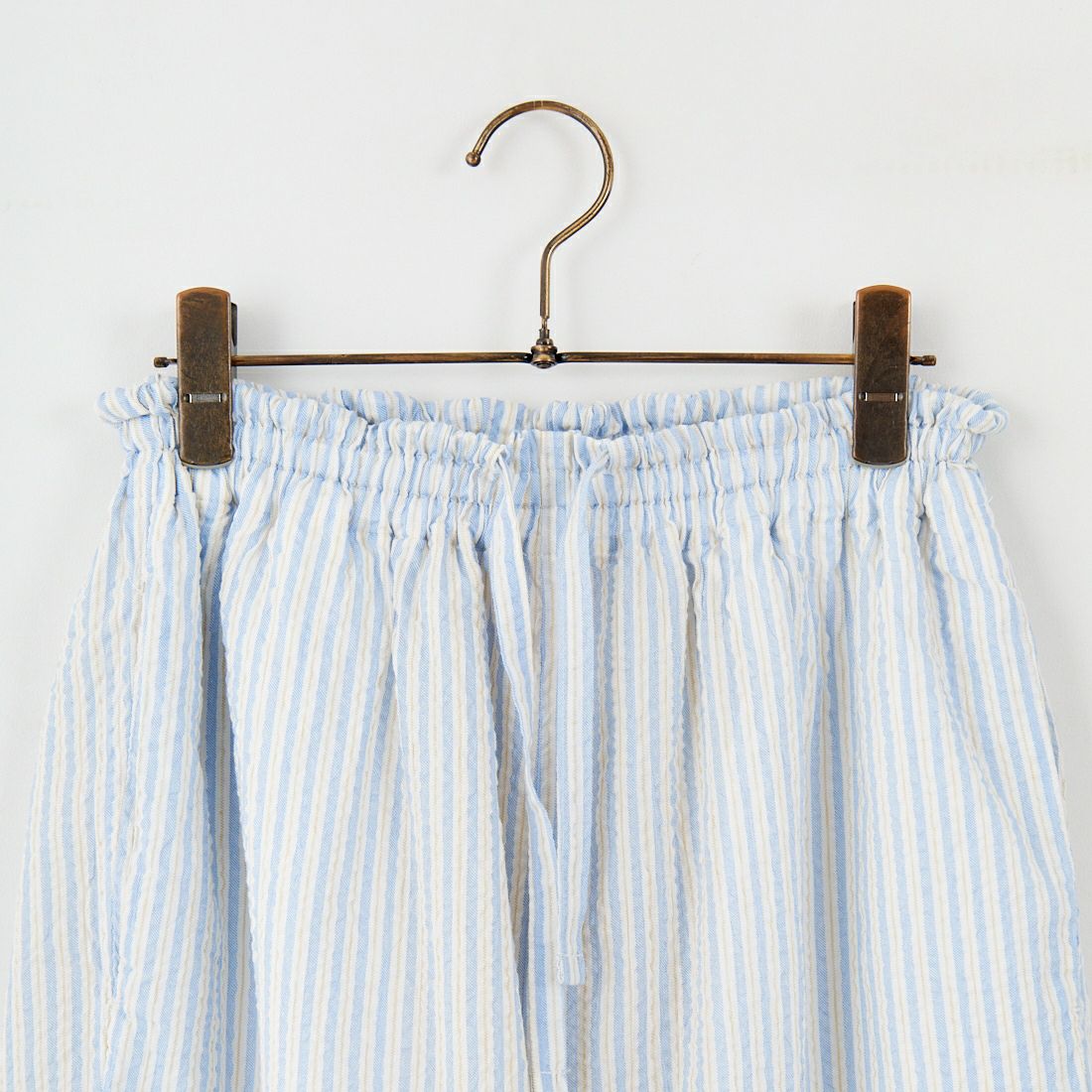 MEYAME [メヤメ] ライトコットン ストライプパンツ [MEY-2106] BLUE
