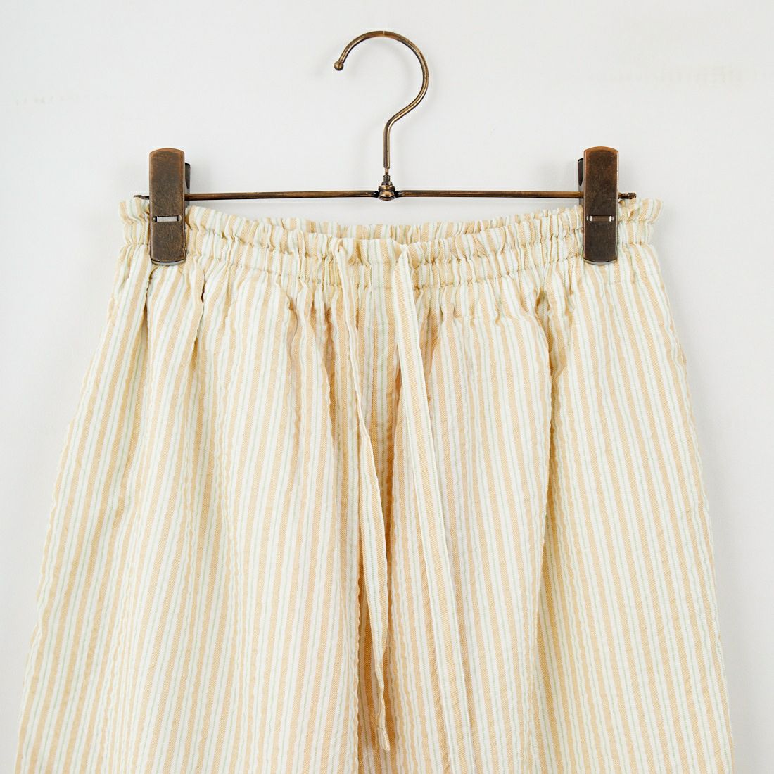 MEYAME [メヤメ] ライトコットン ストライプパンツ [MEY-2106] YELLOW