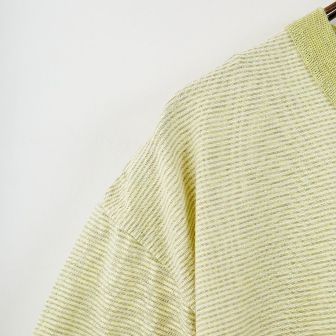 MEYAME [メヤメ] オーガニックコットンボーダーTシャツ [MEY-2123] GREEN