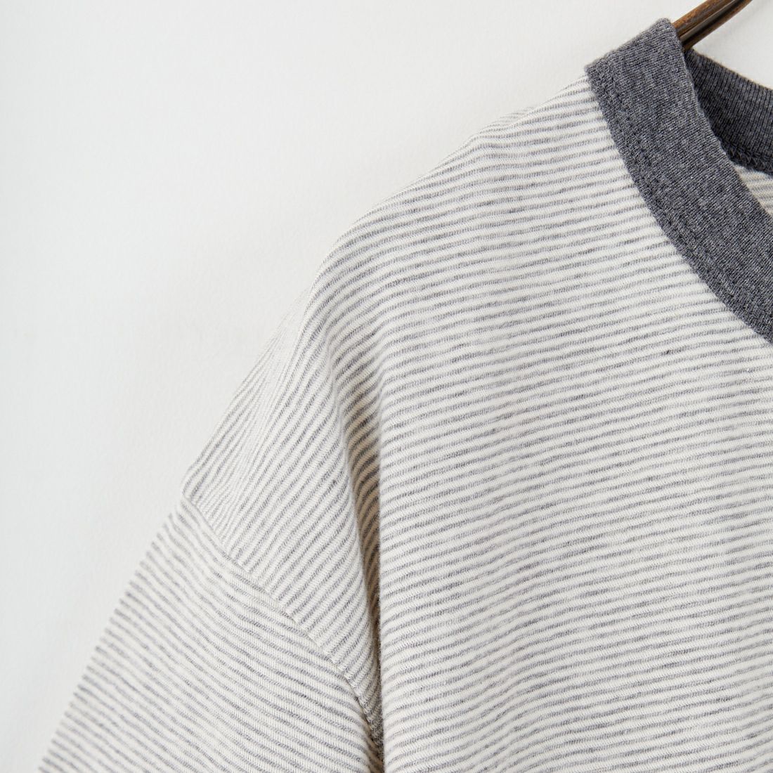 MEYAME [メヤメ] オーガニックコットンボーダーTシャツ [MEY-2123] GREY