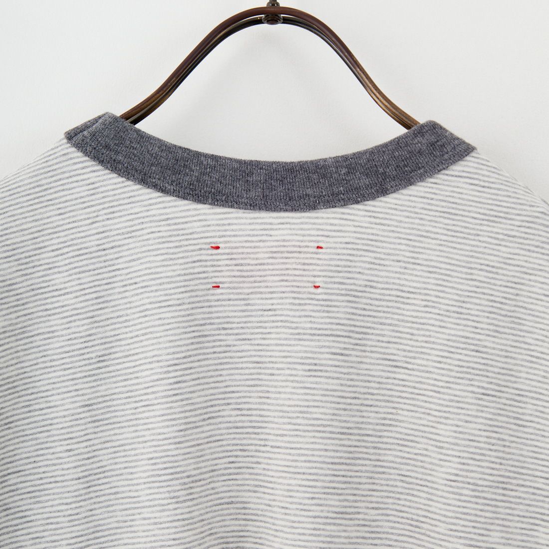 MEYAME [メヤメ] オーガニックコットンボーダーTシャツ [MEY-2123] GREY