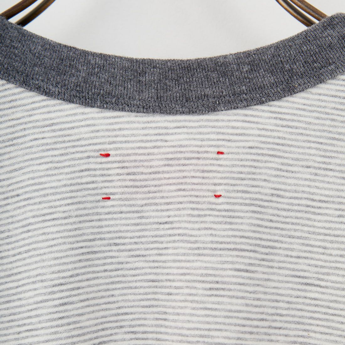 MEYAME [メヤメ] オーガニックコットンボーダーTシャツ [MEY-2123] GREY