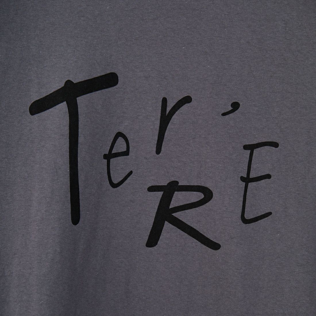 tumugu: [ツムグ] ラフィ天竺プリントTシャツ [TC25221] 88 CHARCOA