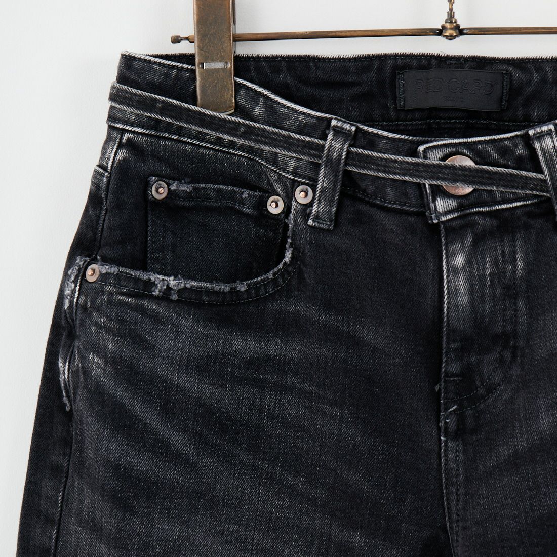 RED CARD TOKYO [レッドカード トーキョー] Idaho ワイドストレートデニム [88W11501BKS] S-BK USED