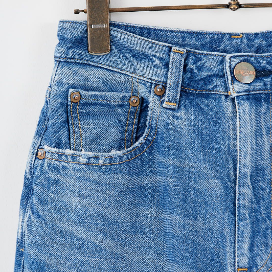 RED CARD TOKYO [レッドカード トーキョー] Dakota ルーズストレートデニム [72W43201IMS] S-INIG MID