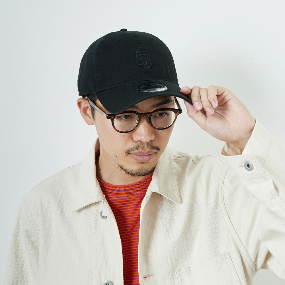 NEW ERA [ニューエラ] 別注 9TWENTY サンディエゴ・パドレス [14867717-JF] BLACK