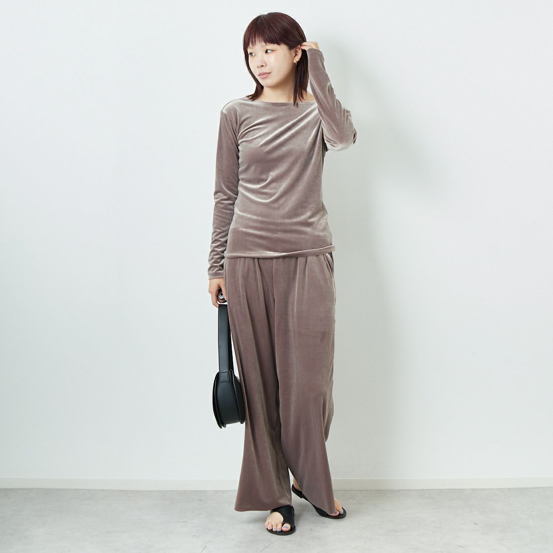 GREYCHORD [グレーコード] PETRA ロングスリーブカットソー [VAGC02606] STE &&モデル身長：167cm 着用サイズ：1&&