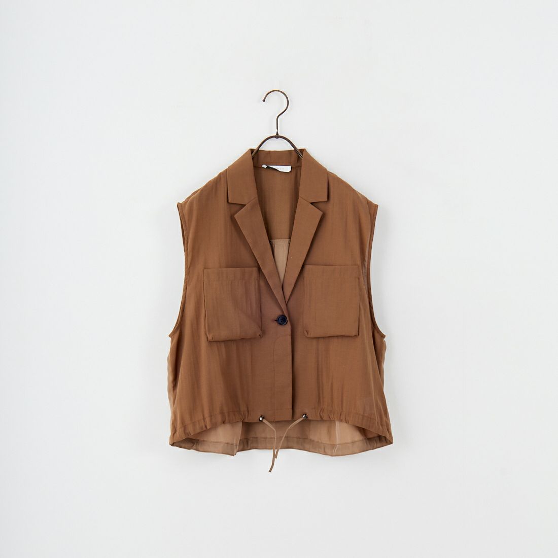 CHIGNON [シニヨン] ワークテーラードジレ [4853-347MK] BROWN