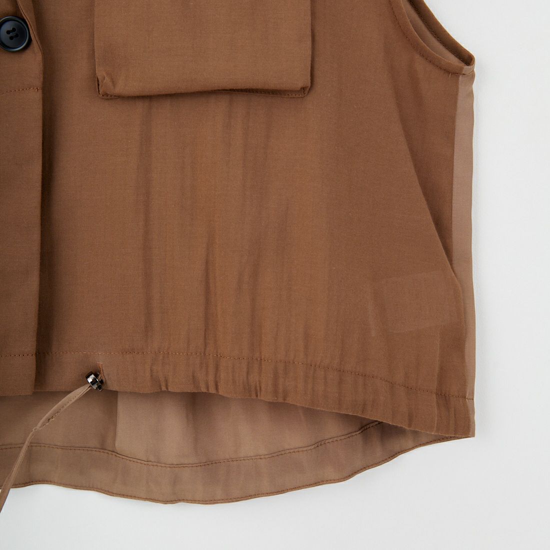 CHIGNON [シニヨン] ワークテーラードジレ [4853-347MK] BROWN