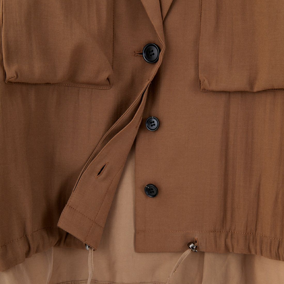 CHIGNON [シニヨン] ワークテーラードジレ [4853-347MK] BROWN