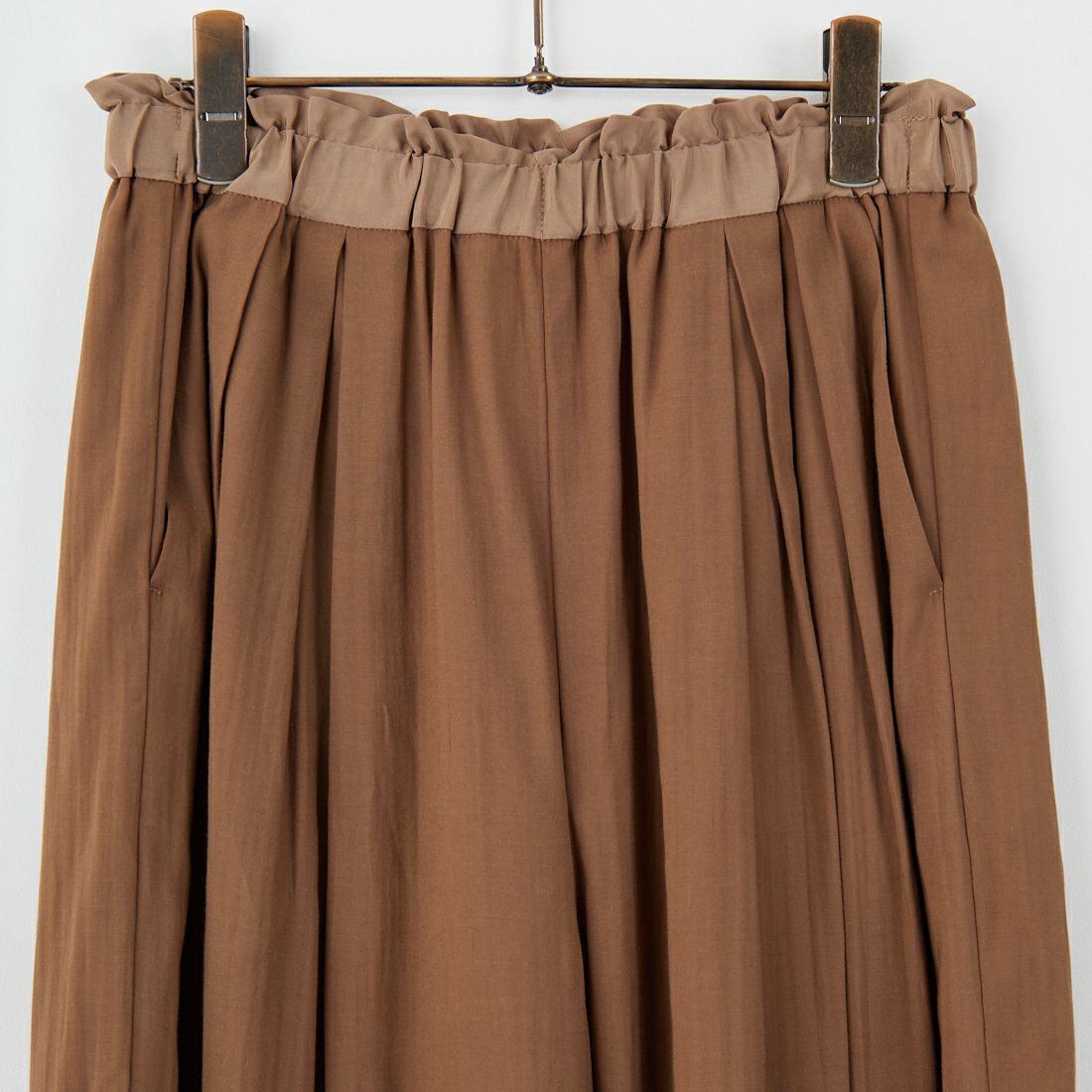 CHIGNON [シニヨン] マルチタックワイドパンツ [3853-348MK] BROWN