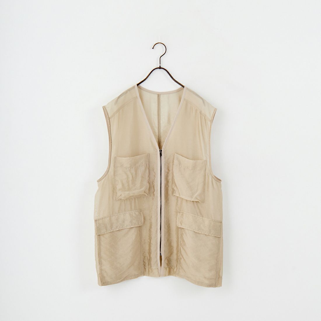 CHIGNON [シニヨン] シアーワークジレ [4853-338KK] L.BEIGE