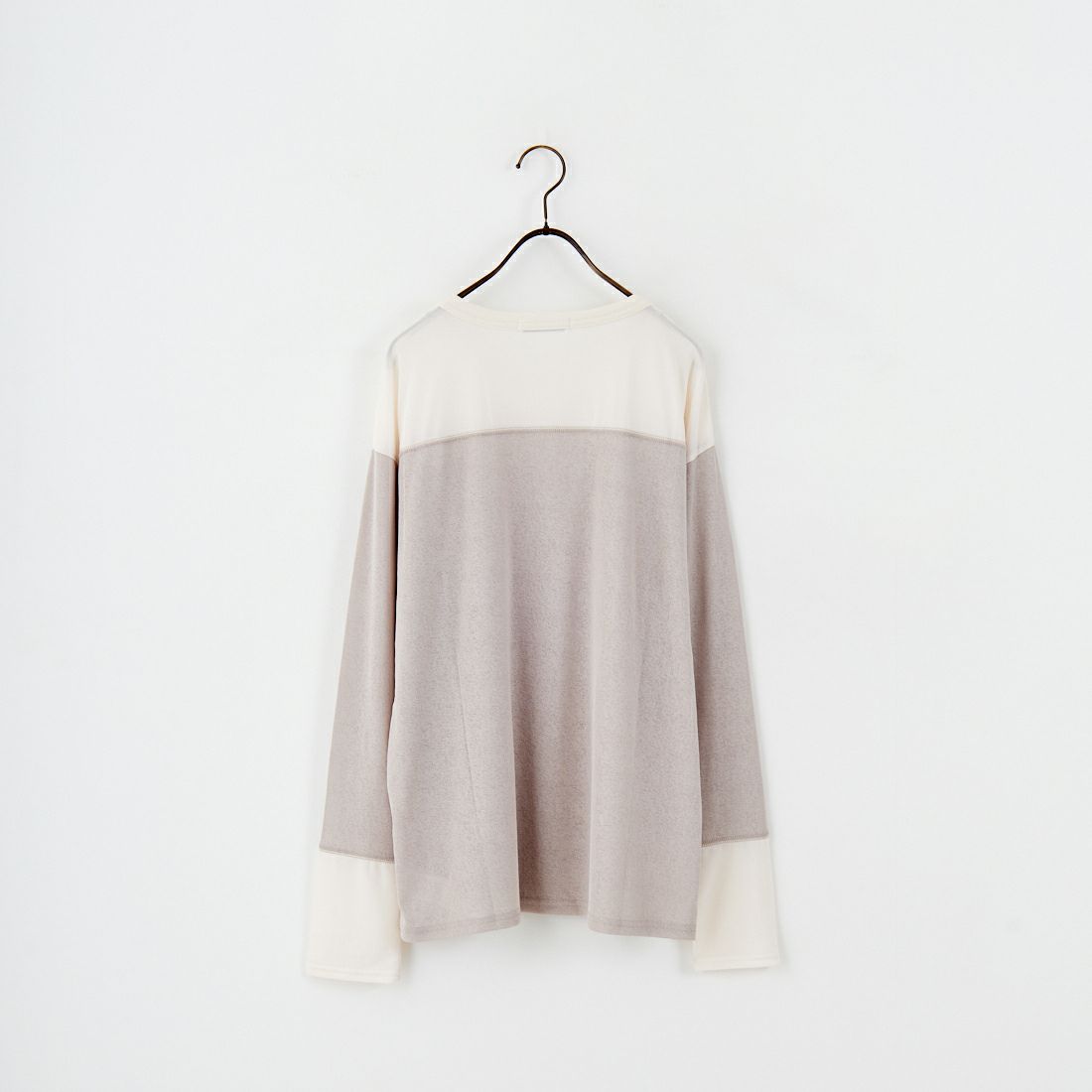 CHIGNON [シニヨン] 異素材切替シアープルオーバー [8453-397KK] L.BEIGE