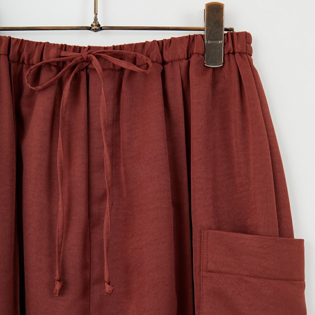 CHIGNON [シニヨン] サテンポケットスカート [2653-352MK] BROWN