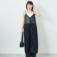BLACK&&モデル身長：167cm 着用サイズ：F&&