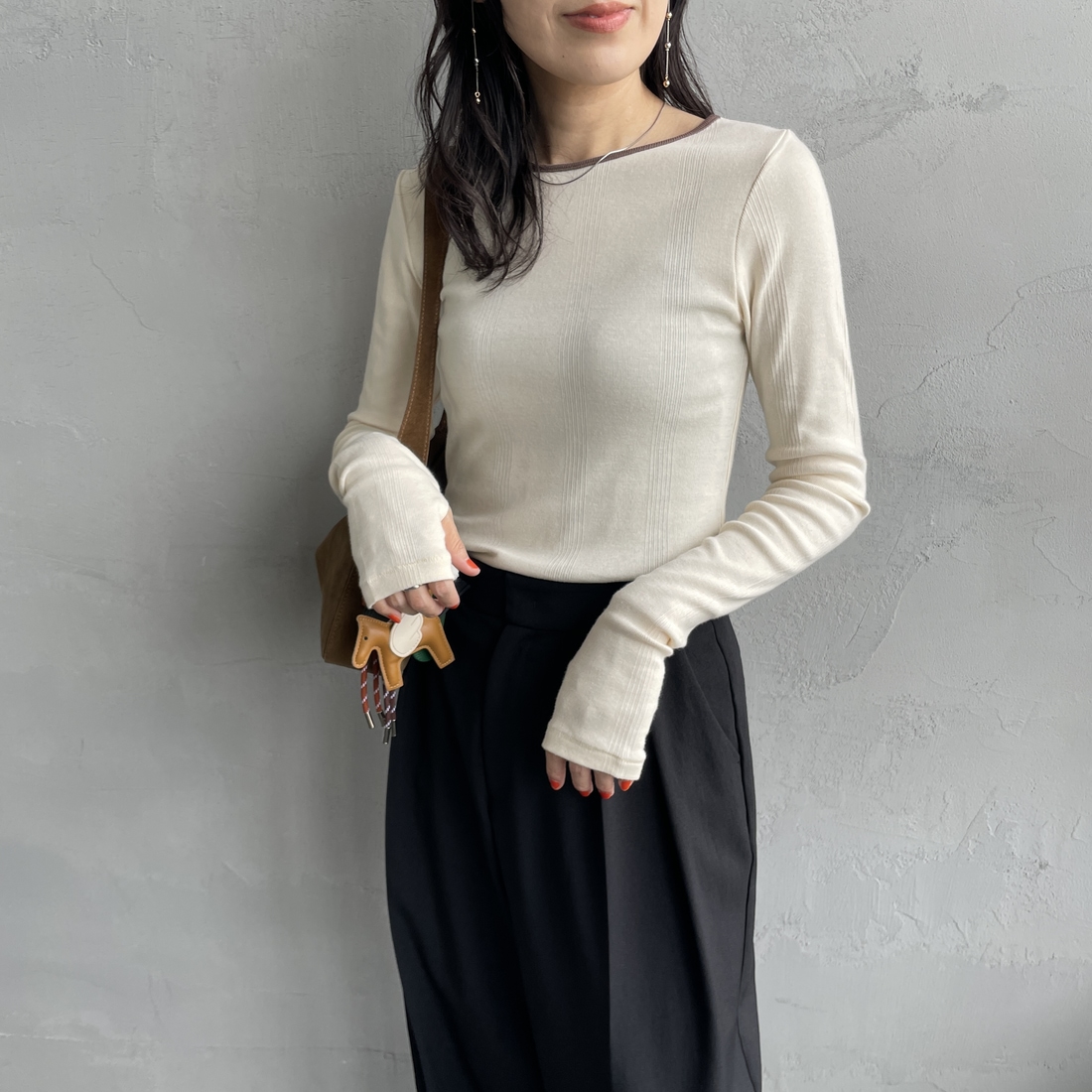 IVORY&&モデル身長：160cm 着用サイズ：F&&