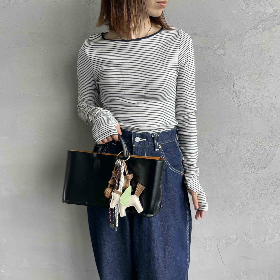 NAVY&&モデル身長：158cm 着用サイズ：F&&