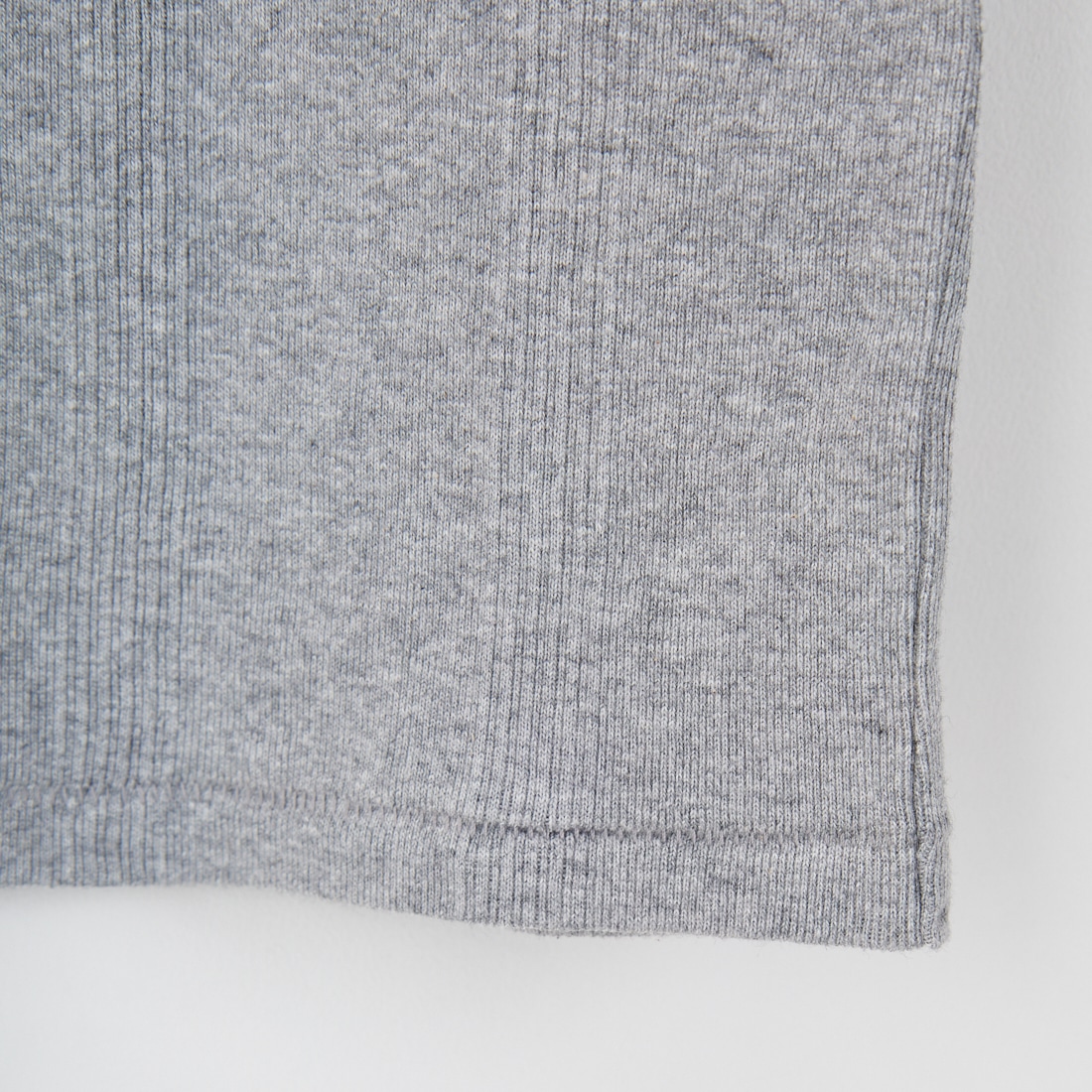 Robert P.Miller [ロバートピーミラー] 別注 配色パネルリブ ボートネックTシャツ [RM254-2041IN-JF] M.GRAY
