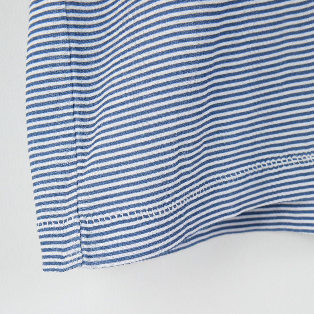 Robert P.Miller [ロバートピーミラー] 別注 パネルリブ シアータートルTシャツ [RM254-2116IN-JF] NAVY BD