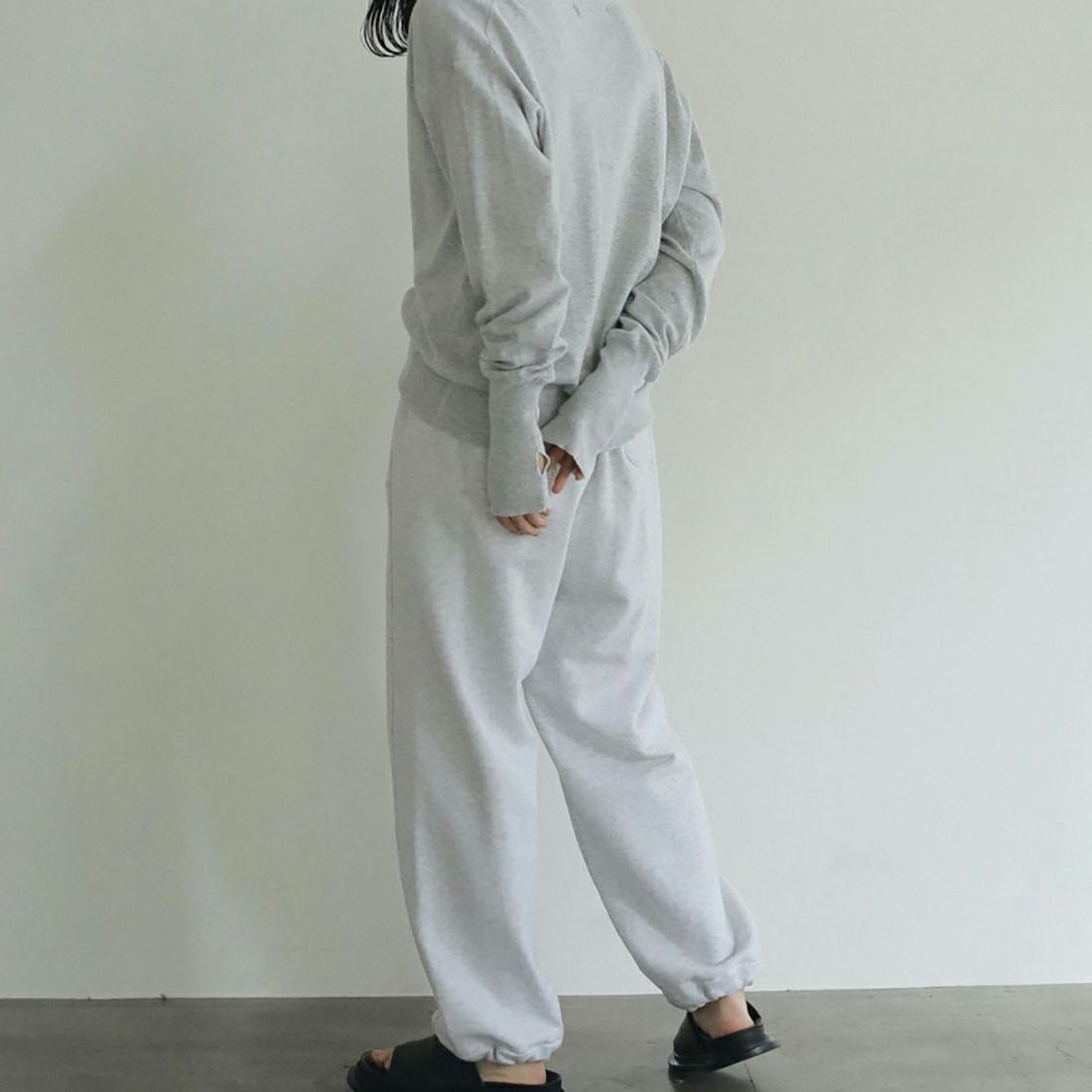 anuke [アンヌーク] ドローストリングスウェットパンツ [62420709] GRY