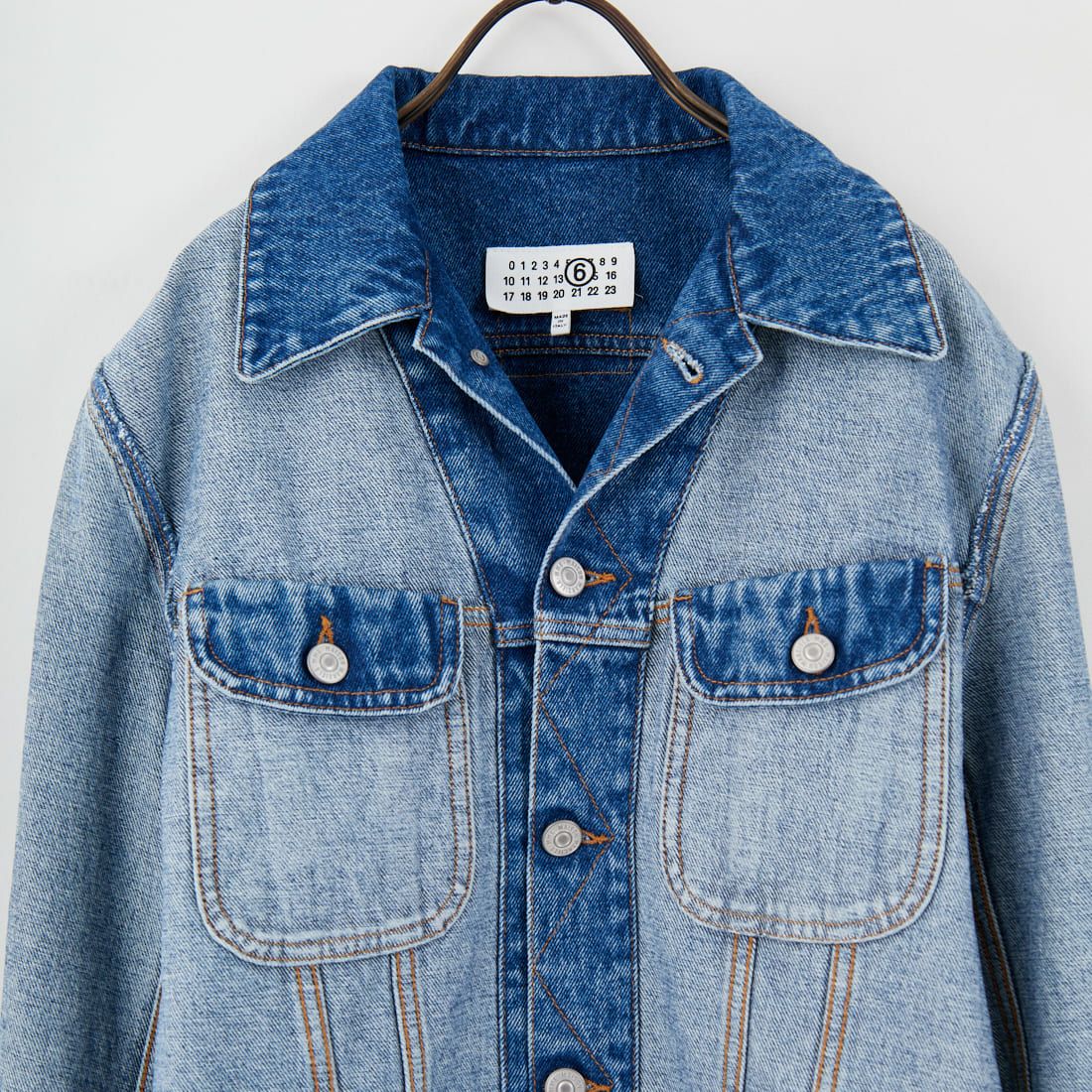MM6 Maison Margiela [エムエムシックス メゾン マルジェラ] デニムジャケット [SH0AM0059-M30018] 967 M.BLUE