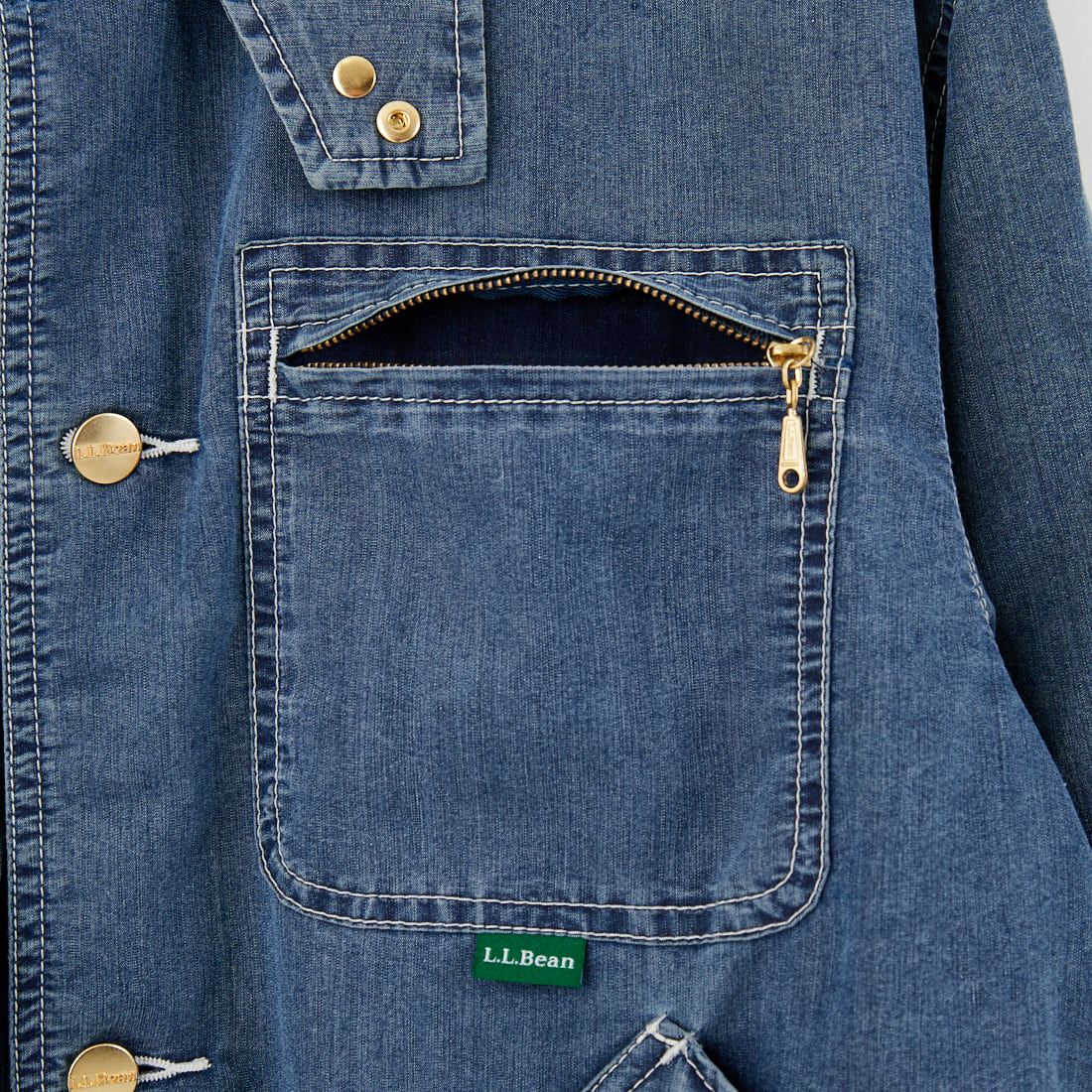 L.L.BEAN [エルエルビーン] ビーンズ インサレーテッドデニムフィールドコート [5575-2043] 60 FADE BL