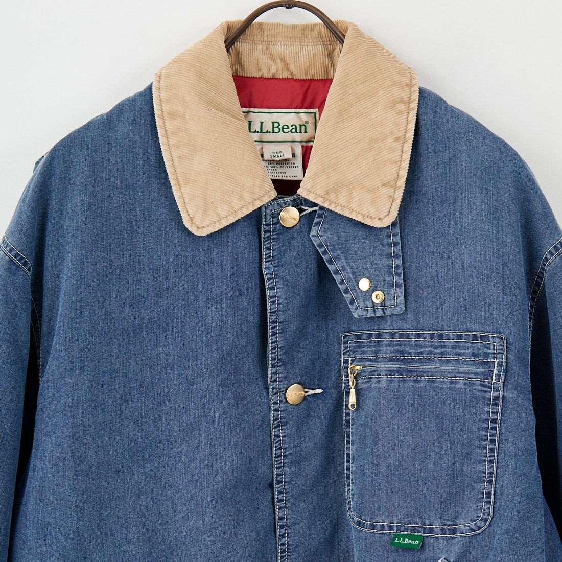 ハンティングジャケット デニム生地 ライナー付き