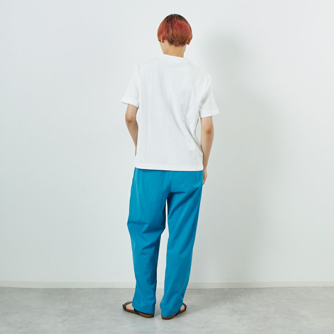 L.L.BEAN [エルエルビーン] ユニオン ショートスリーブTシャツ [5275-0138] 09 WHITE &&モデル身長：160cm 着用サイズ：M&&