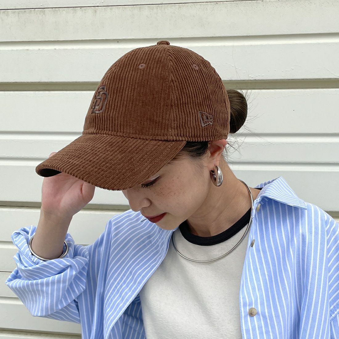 NEW ERA [ニューエラ] 別注 9TWENTY コーデュロイ サンディエゴ・パドレス [14874020-JF] BROWN