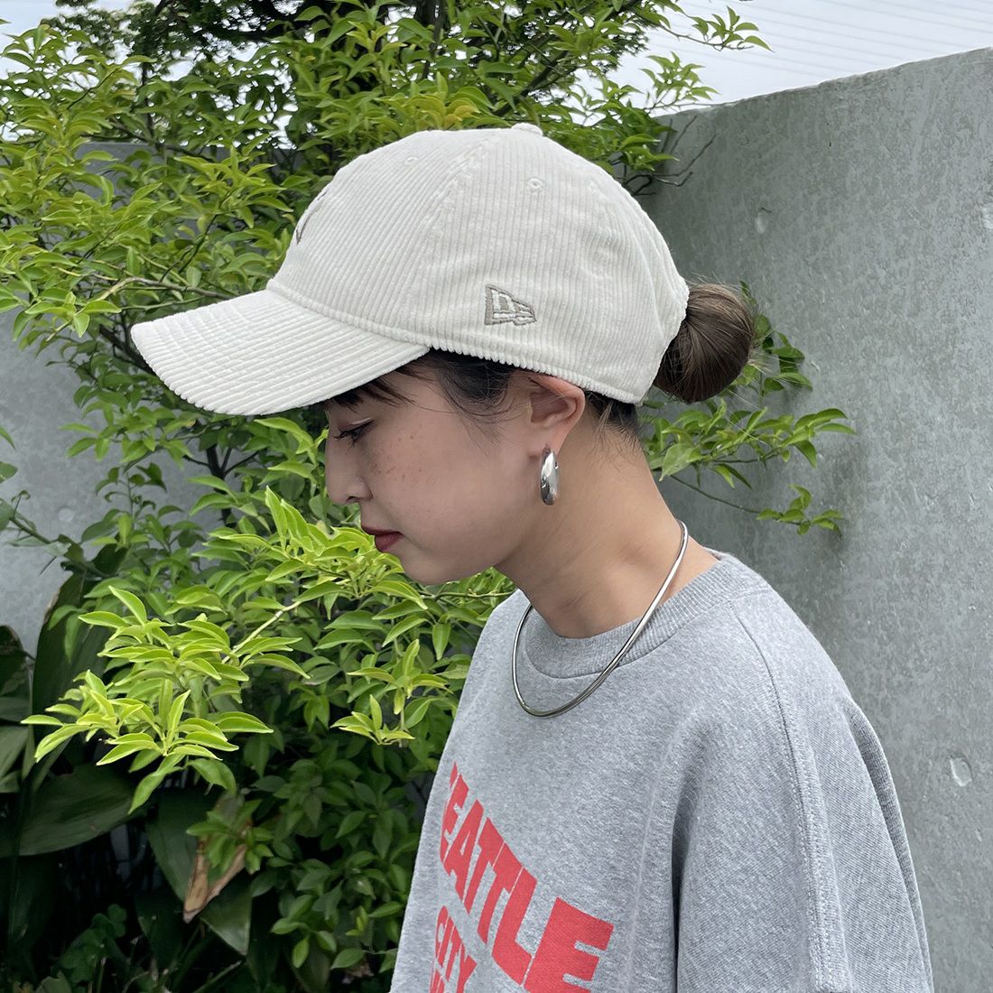 NEW ERA [ニューエラ] 別注 9TWENTY コーデュロイ ニューヨーク・ヤンキース [14874021-JF] IVORY