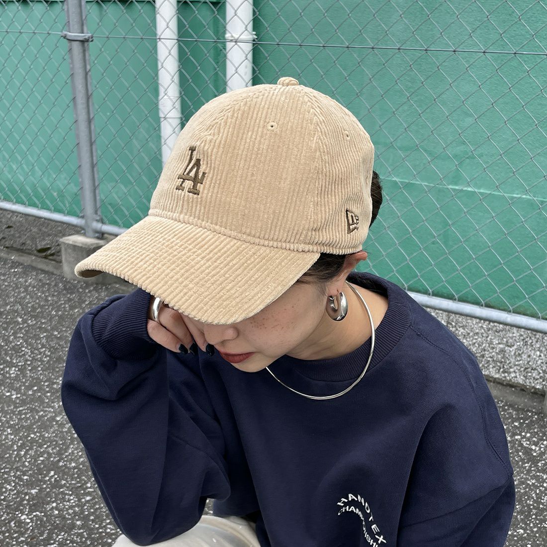 NEW ERA [ニューエラ] 別注 9TWENTY コーデュロイ ロサンゼルス・ドジャース [14874022-JF] BEIGE