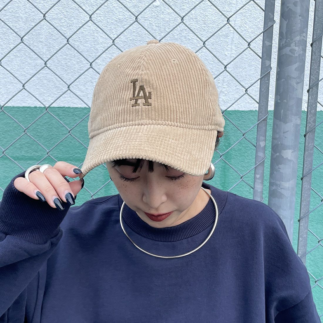 NEW ERA [ニューエラ] 別注 9TWENTY コーデュロイ ロサンゼルス・ドジャース [14874022-JF] BEIGE