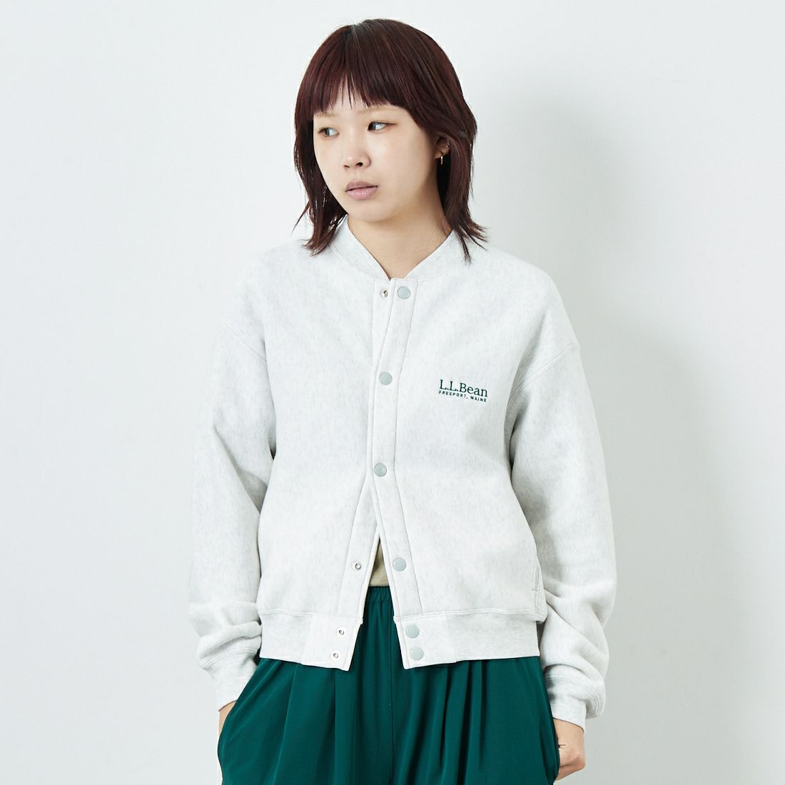 L.L.BEAN [エルエルビーン] ウィンスロップジャケット [5575-2133] 19 BIRCH &&モデル身長：167cm 着用サイズ：M&&