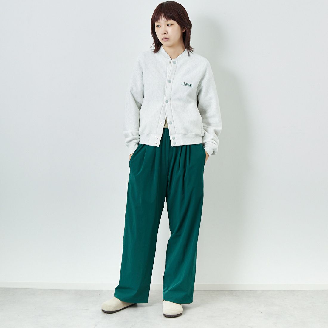 L.L.BEAN [エルエルビーン] ウィンスロップジャケット [5575-2133] 19 BIRCH &&モデル身長：167cm 着用サイズ：M&&