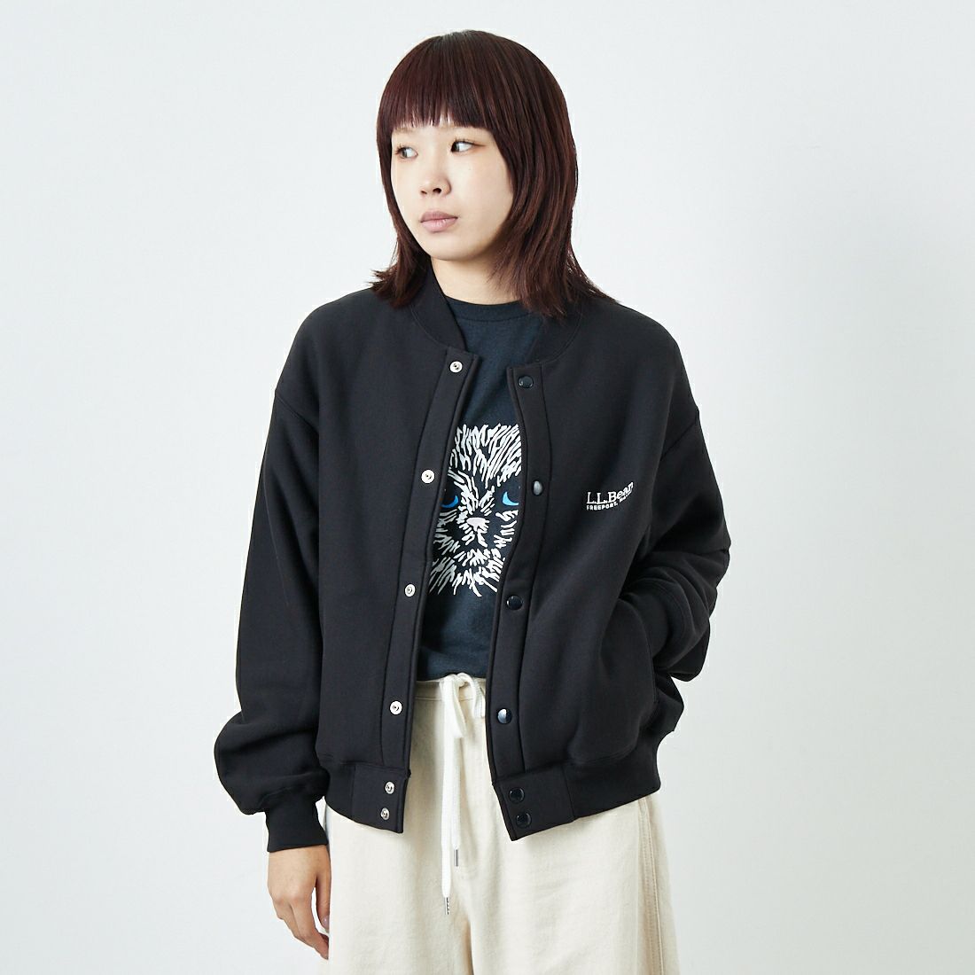 L.L.BEAN [エルエルビーン] ウィンスロップジャケット [5575-2133] 48 NIGHT &&モデル身長：167cm 着用サイズ：M&&