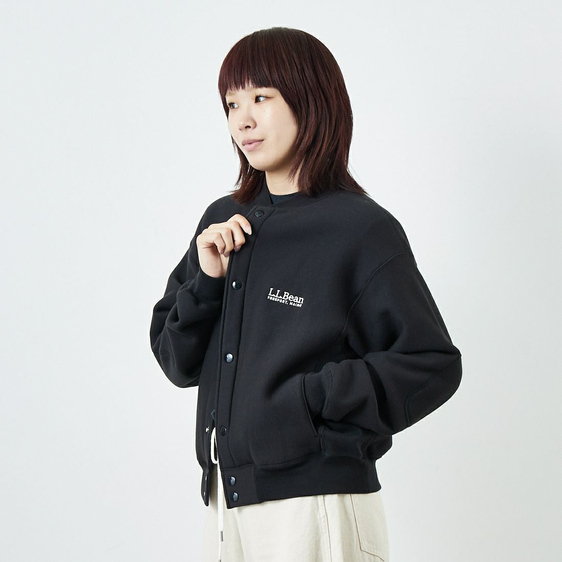 L.L.BEAN [エルエルビーン] ウィンスロップジャケット [5575-2133] 48 NIGHT &&モデル身長：167cm 着用サイズ：M&&