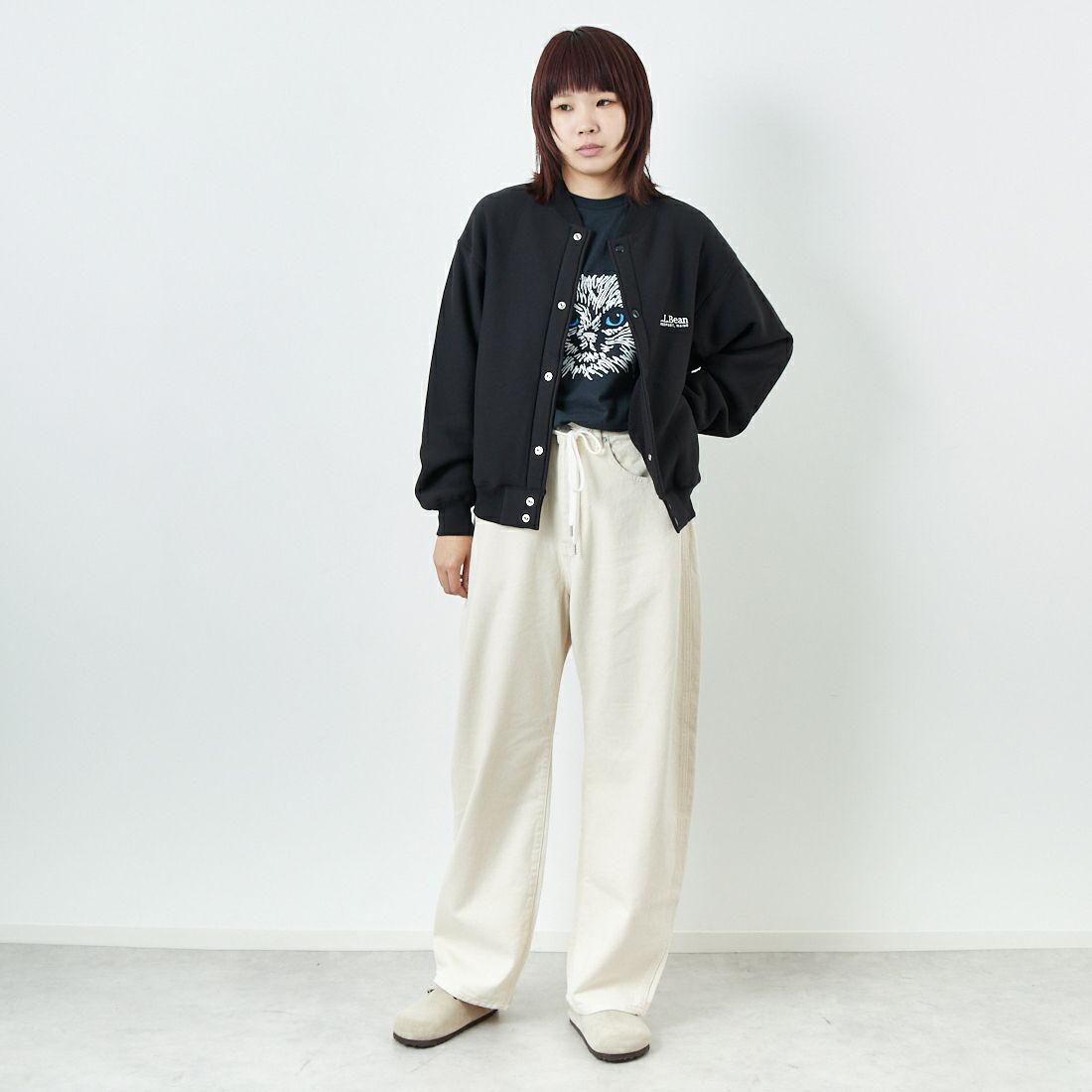 L.L.BEAN [エルエルビーン] ウィンスロップジャケット [5575-2133] 48 NIGHT &&モデル身長：167cm 着用サイズ：M&&