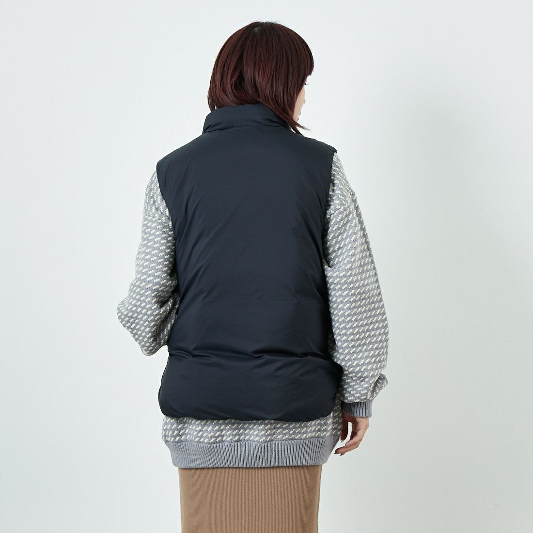 L.L.BEAN [エルエルビーン] ホールデンダウンベスト [5575-2146] 48 NIGHT &&モデル身長：167cm 着用サイズ：M&&