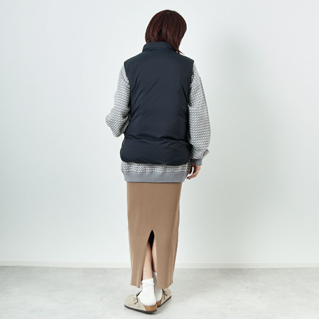 L.L.BEAN [エルエルビーン] ホールデンダウンベスト [5575-2146] 48 NIGHT &&モデル身長：167cm 着用サイズ：M&&