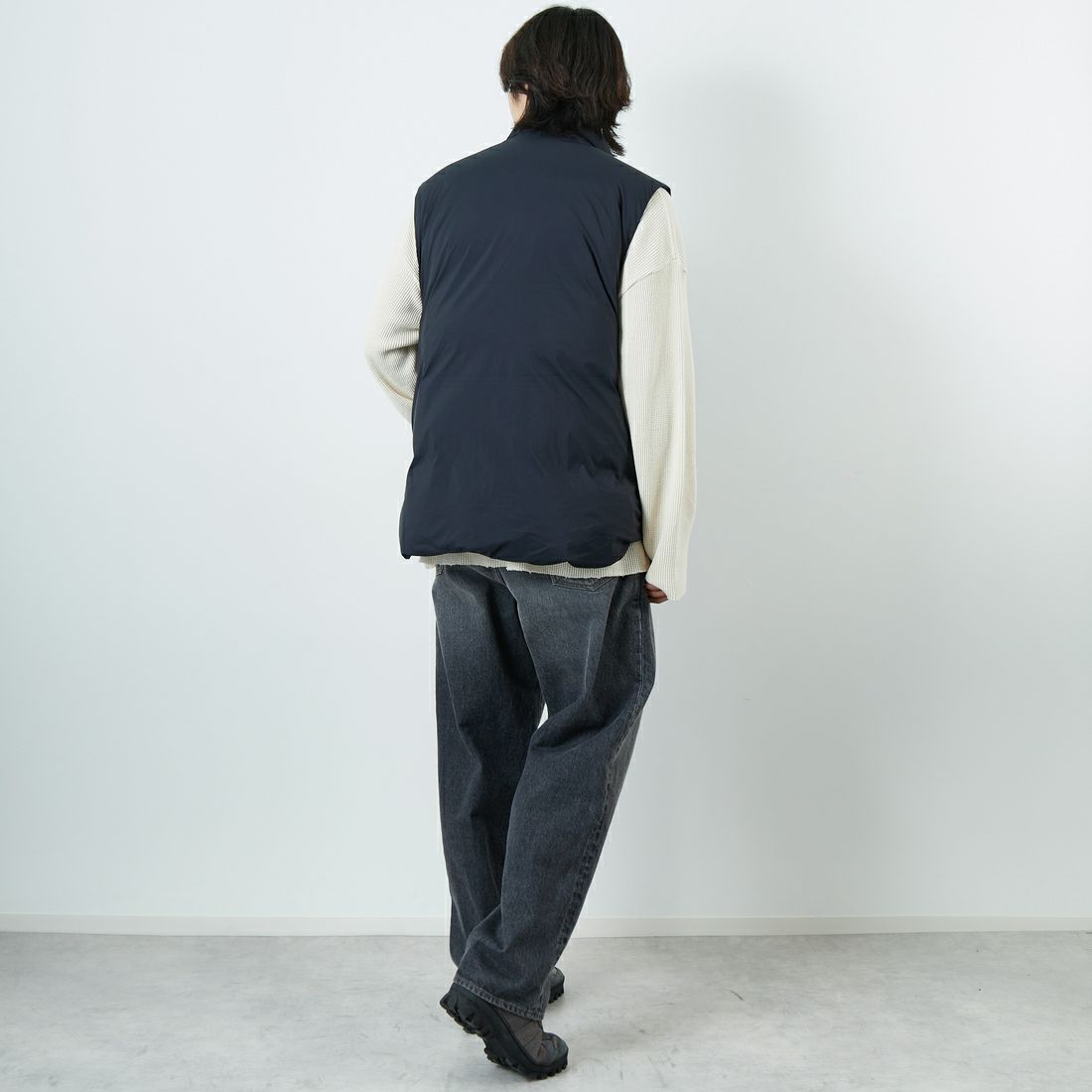 L.L.BEAN [エルエルビーン] ホールデンダウンベスト [5575-2046] 48 NIGHT &&モデル身長：179cm 着用サイズ：L&&