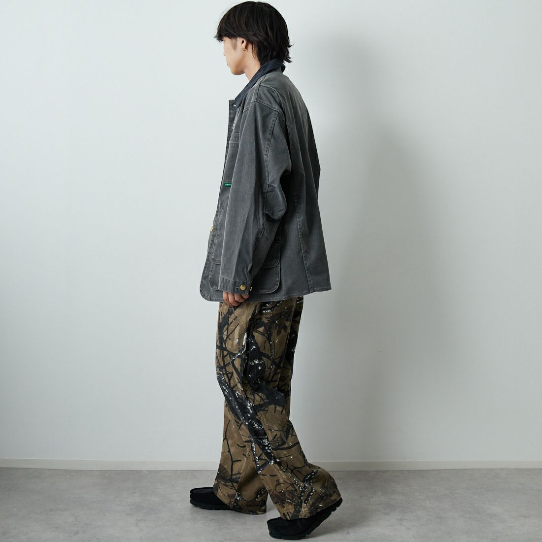 L.L.BEAN [エルエルビーン] ビーンズ プロスペクトハーバー フィールドコート [5475-1043] 50 FADE BK &&モデル身長：179cm 着用サイズ：M&&