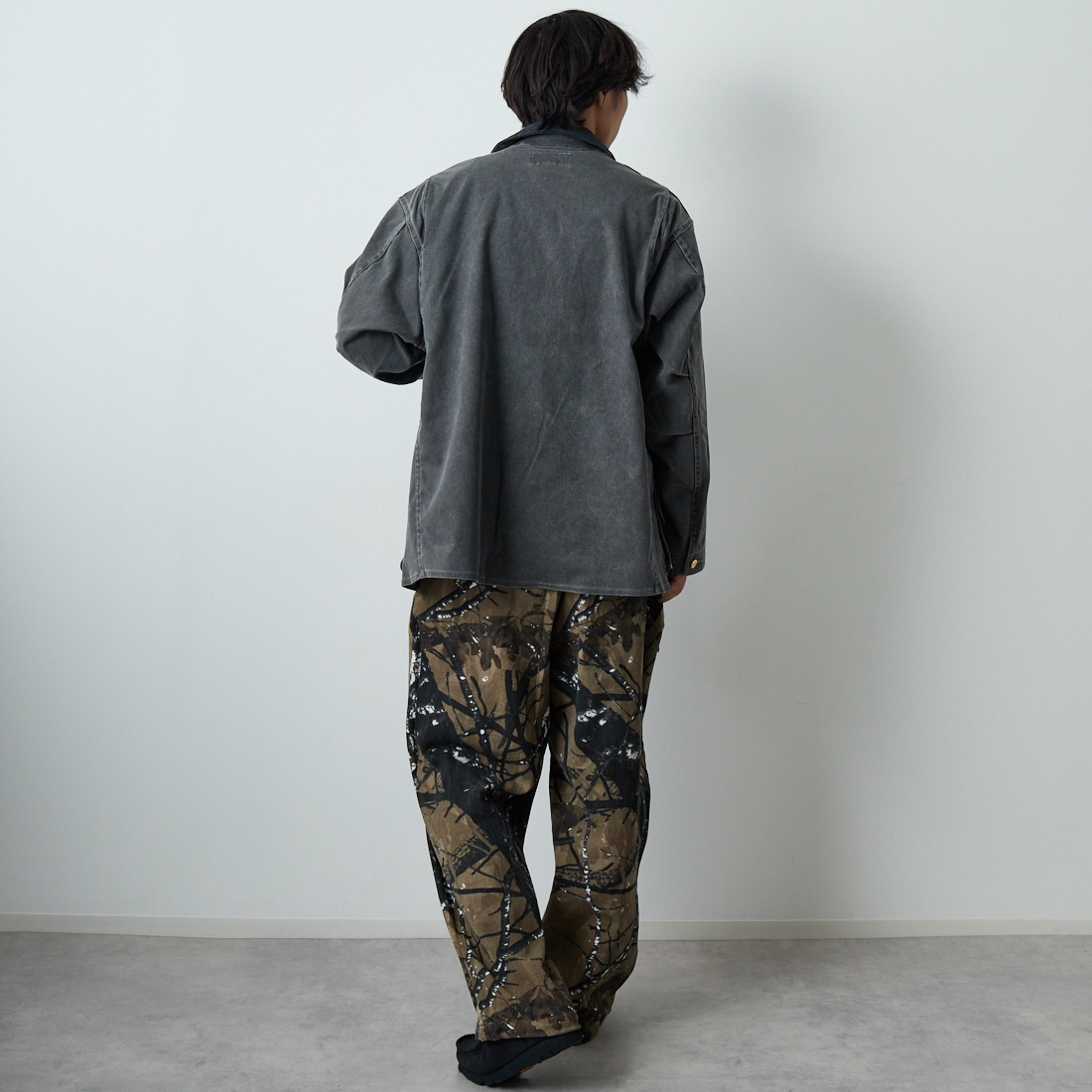 L.L.BEAN [エルエルビーン] ビーンズ プロスペクトハーバー フィールドコート [5475-1043] 50 FADE BK &&モデル身長：179cm 着用サイズ：M&&